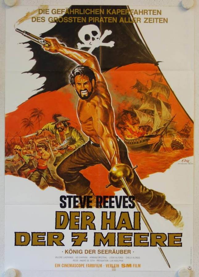 Morgan the Pirate re-release german movie poster